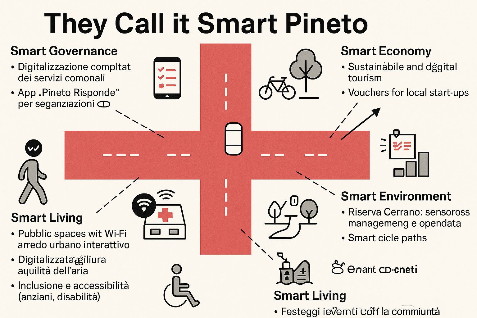 Pineto punta sull'intelligenza urbana: il futuro è già iniziato
